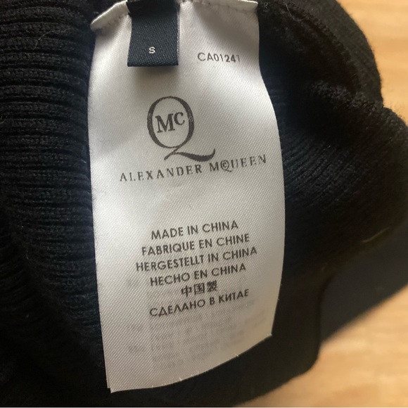 Alexander McQueen McQ Peplum Wool Blend Turtleneck dress - Picture 14 of 15